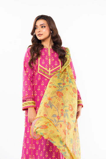 Alkaram Studio SS-25-1-24 Pink Spring Summer Collection Online Shopping